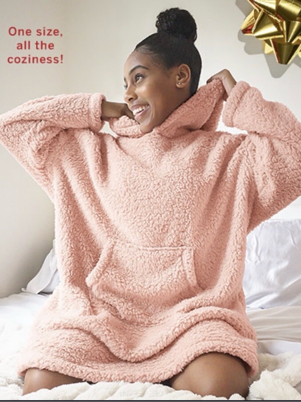 Victoria's Secret PINK Sherpa Hooded Tunic 💖
